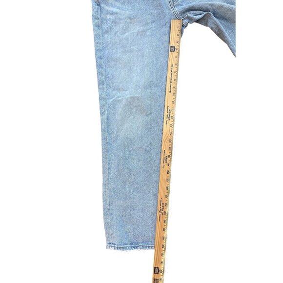 Abercrombie Fitch Vintage Stretch Straight Light Wash Blue Jeans Men 36 x 34 - Picture 5 of 5